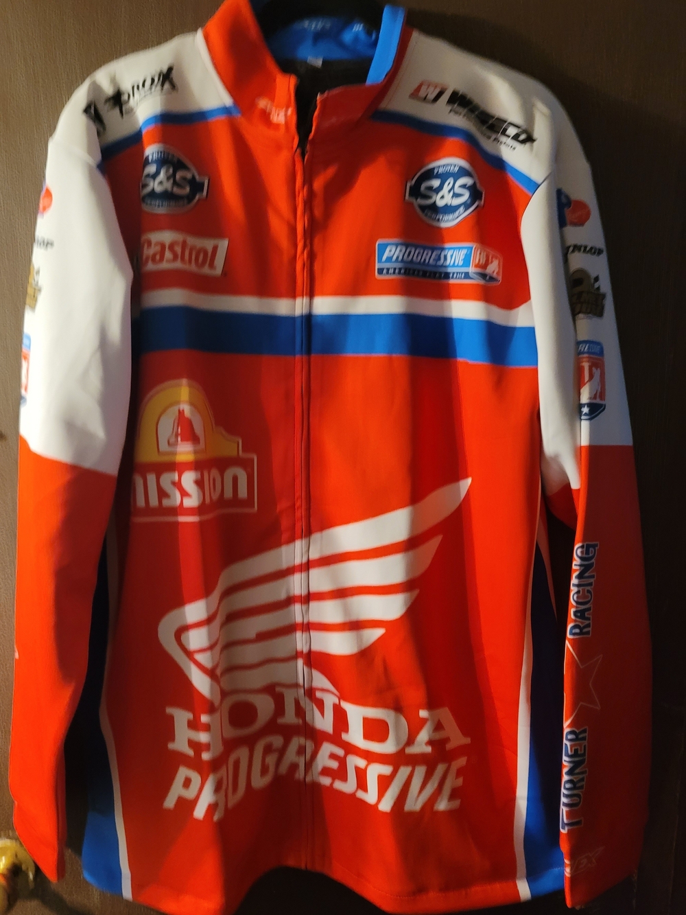 Honda Racing Full Zip Sweatshirt Size XL